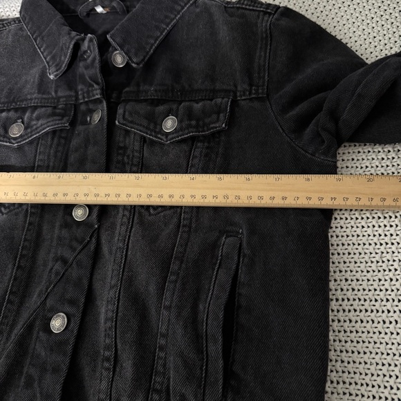 Free People Rumors Dark Denim Jean Jacket - Picture 7 of 10